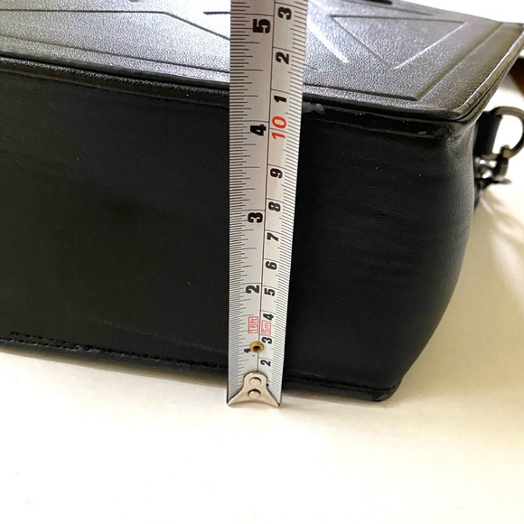 Killstar Kylie Kills Gothic Pentagram Lucifer Witch Black Faux Leather Bag Purse - Picture 5 of 11